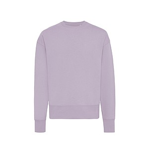 Iqoniq Kruger relaxed recycled cotton crew neck, light purple, XXS