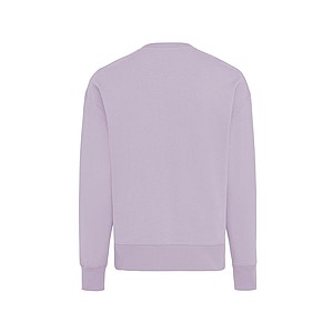 Iqoniq Kruger relaxed recycled cotton crew neck, light purple, XXS