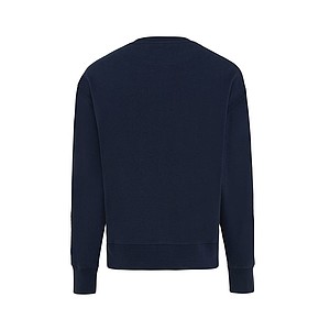 Iqoniq Kruger relaxed recycled cotton crew neck, navy, L