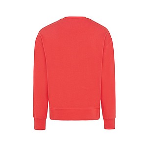 Iqoniq Kruger relaxed recycled cotton crew neck, red, M