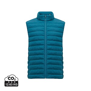 IQONIQ Meru men recycled polyester bodywarmer, dark teal