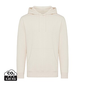 Iqoniq Rila lightweight recycled cotton hoodie, natural raw