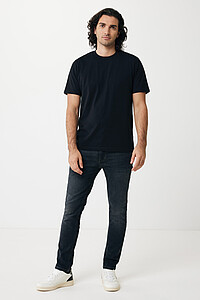 Iqoniq Sierra lightweight recycled cotton t-shirt, black, S