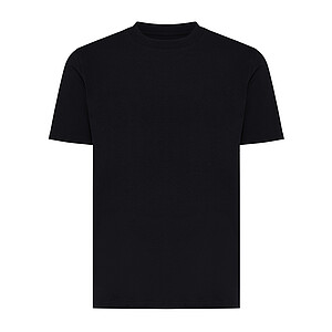 Iqoniq Sierra lightweight recycled cotton t-shirt, black, XS