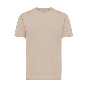 Iqoniq Sierra lightweight recycled cotton t-shirt, light heather brown, XS