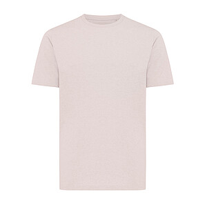 Iqoniq Sierra lightweight recycled cotton t-shirt, light pink, XS