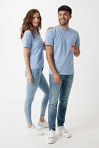 Iqoniq Sierra lightweight recycled cotton t-shirt, sky blue, XS