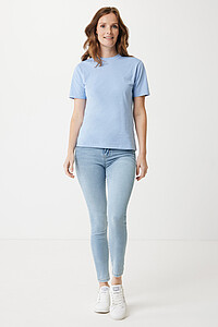 Iqoniq Sierra lightweight recycled cotton t-shirt, sky blue, XS