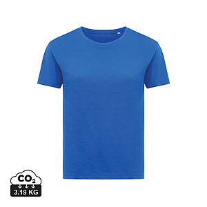 Iqoniq Yala women lightweight recycled cotton t-shirt, royal blue, size XXS