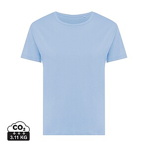 Iqoniq Yala women lightweight recycled cotton t-shirt, sky blue