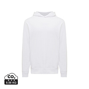 Iqoniq Yengo recycled cotton hoodie with sidepockets, recycled white, size L