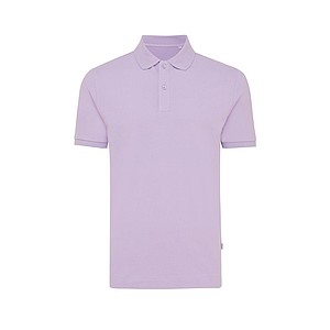 Iqoniq Yosemite recycled cotton pique polo, light purple, XXS