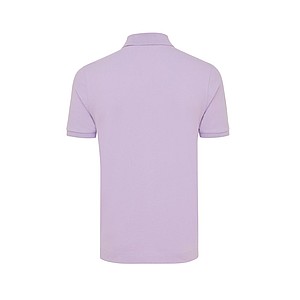 Iqoniq Yosemite recycled cotton pique polo, light purple, XXS