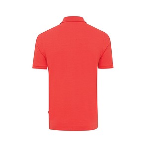 Iqoniq Yosemite recycled cotton pique polo, red, XS