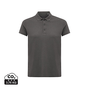 Iqoniq Yosemite women recycled cotton pique polo, anthracite, size XXS