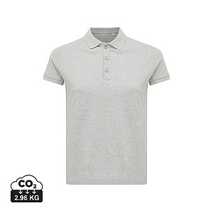 Iqoniq Yosemite women recycled cotton pique polo, heather grey, size L