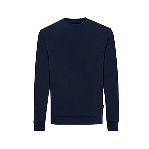Iqoniq Zion recycled cotton crew neck, navy, L