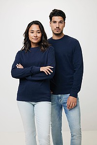 Iqoniq Zion recycled cotton crew neck, navy, L