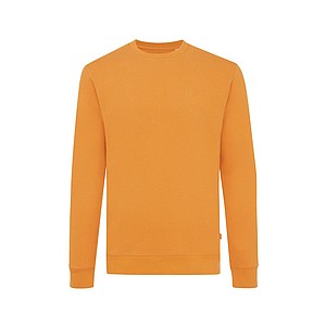 Iqoniq Zion recycled cotton crew neck, orange, XXS