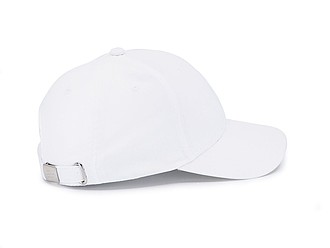 IRSINA Six panel waterproof sports cap with reinforced headboard, white