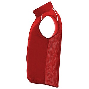 Jannu unisex lightweight running bodywarmer, red, size M