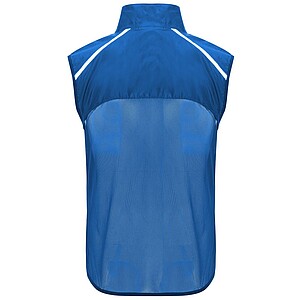 Jannu unisex lightweight running bodywarmer, royal blue, size L