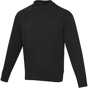 Jet unisex Aware™ recycled crewneck sweater, solid black