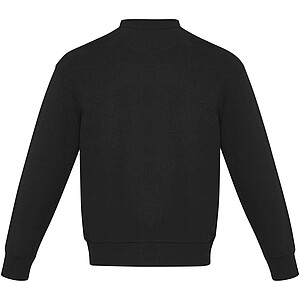 Jet unisex Aware™ recycled crewneck sweater, solid black