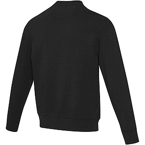 Jet unisex Aware™ recycled crewneck sweater, solid black