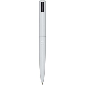 Juana recycled aluminium ballpoint pen (blue ink), white