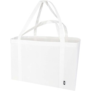 Jumbo GRS recycled non-woven extra large tote bag 65L, white