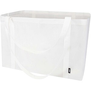Jumbo GRS recycled non-woven extra large tote bag 65L, white