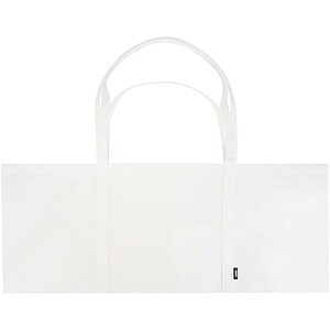 Jumbo GRS recycled non-woven extra large tote bag 65L, white