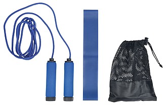 Jumping rope Set"Stretch & Jump",blue/bl