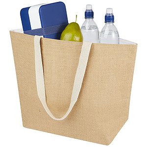 Juta 300 g/m2 jute cooler tote bag 12L