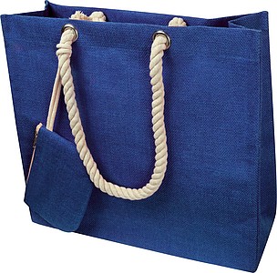 Jute bag with drawstring