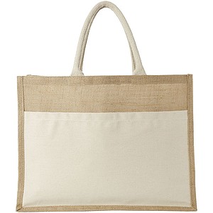 Jute shopper bag 35x45x12cm