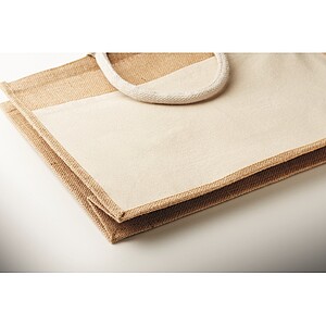 Jute shopping bag, beige