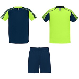 Juve kids sports set, fluor green, size 4