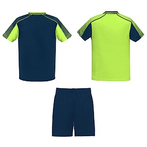Juve kids sports set, fluor green, size 4