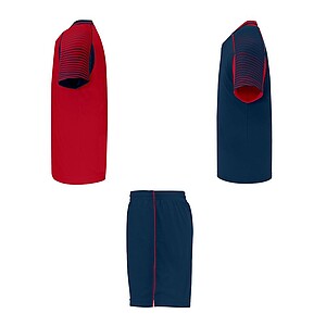 Juve kids sports set, red, size 4