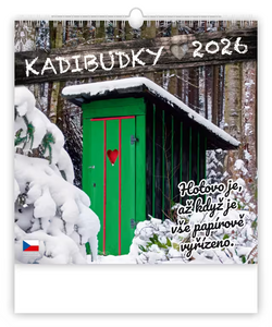 Kadibudky nástěnný kalendář 2026