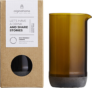 Karafa na vodu, 430 ml, hnědá