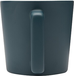 KARAY Keramický hrnek o objemu 370 ml s matným povrchem, modrošedá