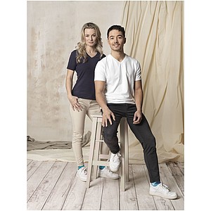 Kawartha short sleeve womens GOTS organic V-neck t-shirt