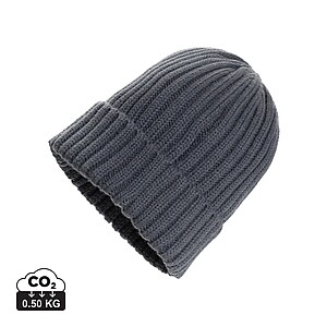 Kennedi AWARE™ Polylana® beanie with large rib, anthracite