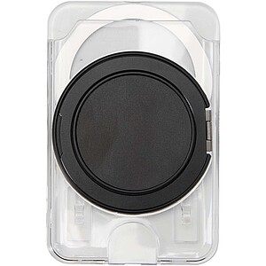 Kern A6 hard cover notebook and MagSafe wallet gift set, grey