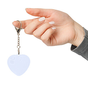 Key chain with light Gleamo | Heart shape