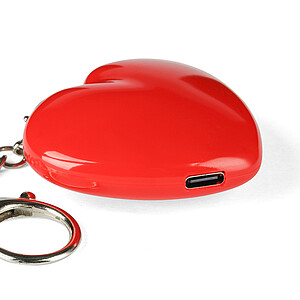 Key chain with light Gleamo | Heart shape