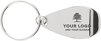 Key holder with bottle openerSilver